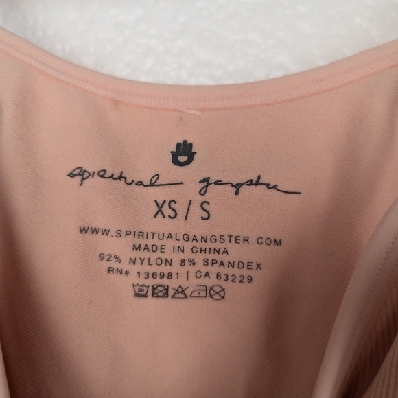 NWOT Spiritual Gangster hart seamless ruffle bra - Picture 2 of 3